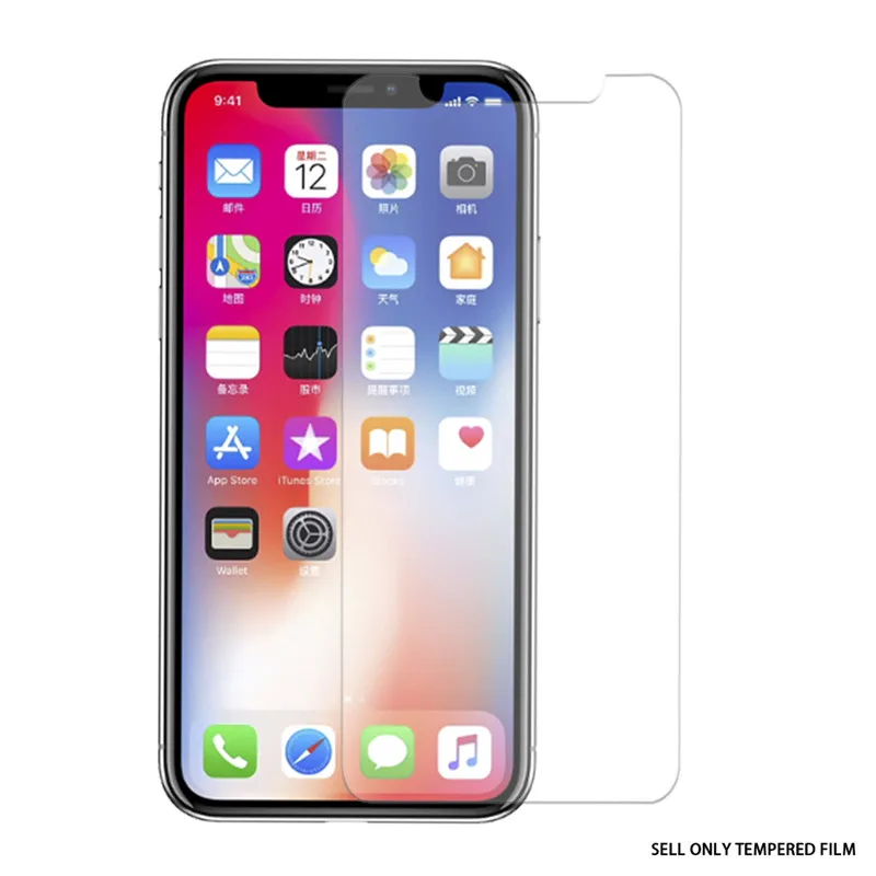 HD изогнутое полное покрытие закаленное стекло Защита для iPhone 7 8 6 6s Plus X XR XS Max
