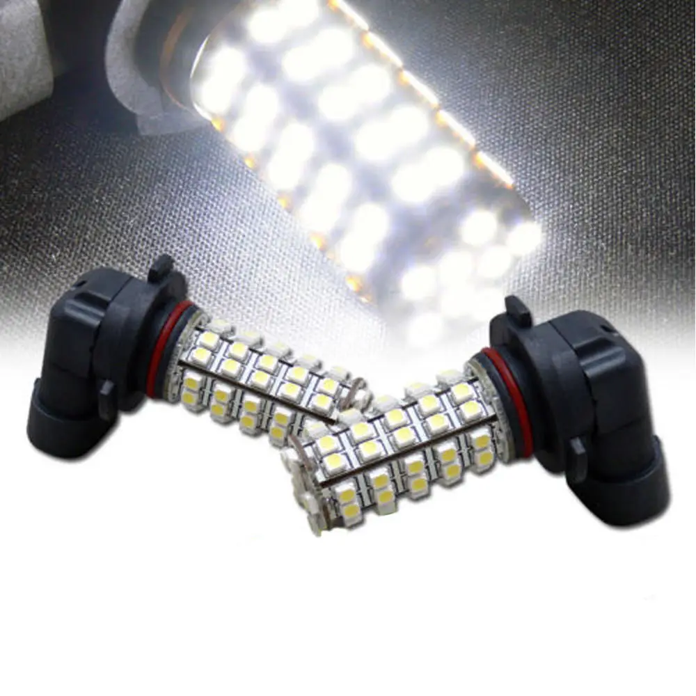 EE support 2 шт. 68-SMD 9145 9140 9005 H10 ксеноновые белые DC12V светодиодсветодиодный