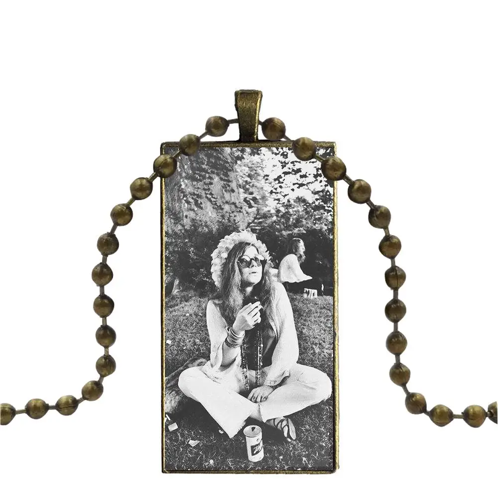 Janis Joplin американская певица для детей винтажное ювелирное изделие Бронзовое