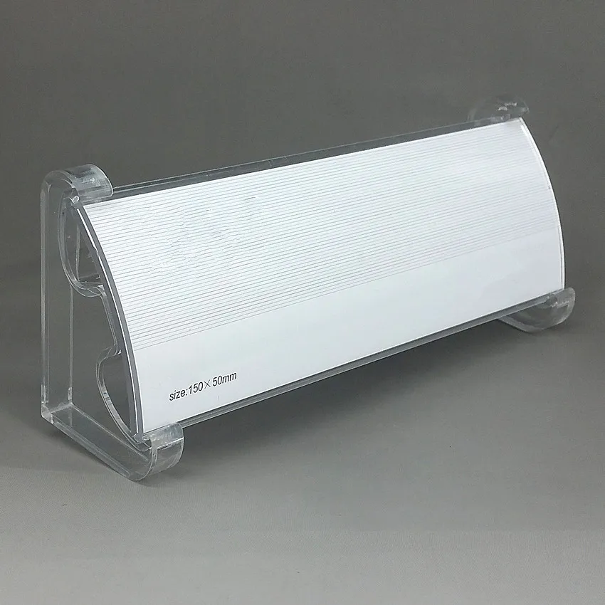 Пластиковый акриловый держатель для дисплея подставка бумажная табличка с