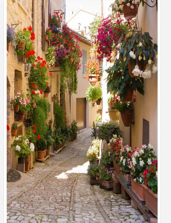 3d настенные фрески домашний декор пользовательские фото обои уличные аллеи