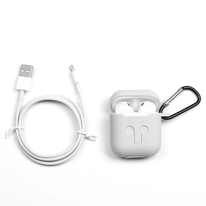 Белый HOCO ES26, мини Bluetooth наушники, стерео бас, беспроводная Bluetooth 5,0 гарнитура, наушники, зарядная коробка+ чехол для всех смартфонов - Цвет: Белый