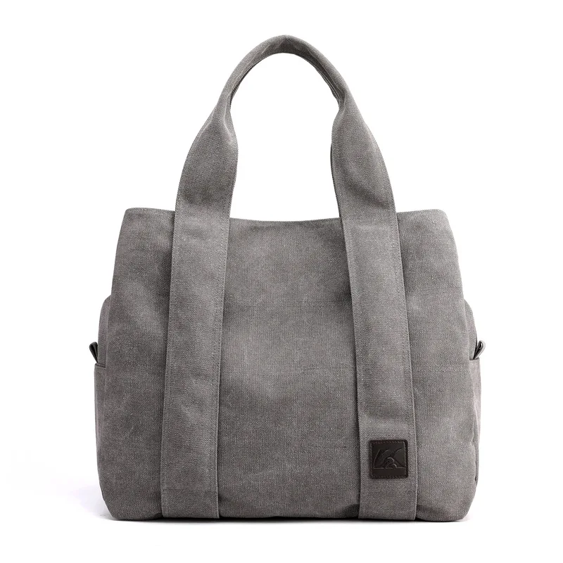 

1536 New Fashion Women's Totes Canvas Lady's Handbag Large Capacity Multi-storey Lady's Handbag Single Shoulder Bag