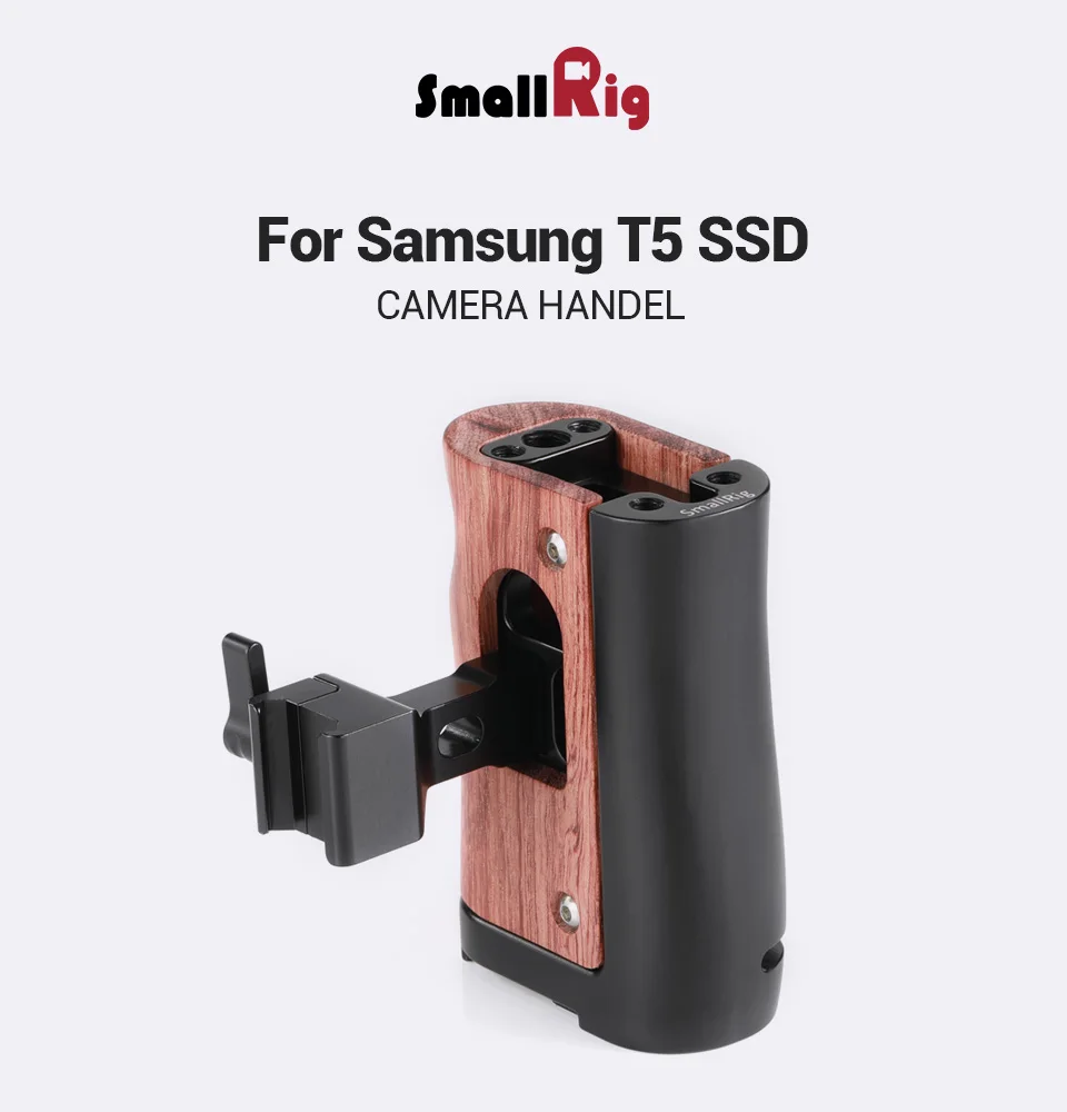 SmallRig для Blackmagic дизайнерская карманная Кинокамера 4K DSLR камера NATO ручка для BMPCC 4K BMPCC 6K и для samsung T5 SSD 2270
