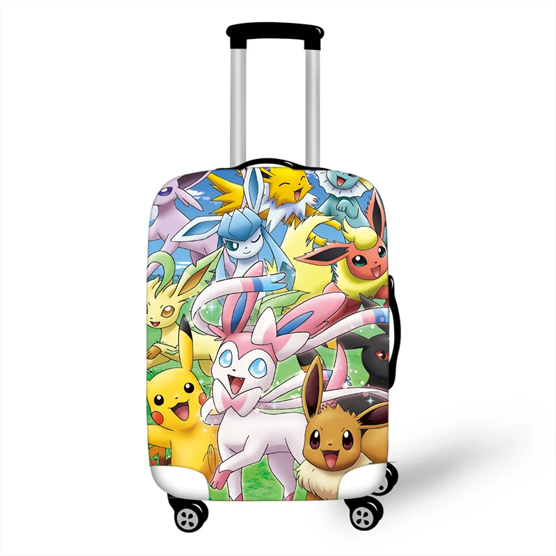 023 18-32 дюймов Pokemon Eevee дорожный костюм чехол защитный чехол на чемодан чехол дорожные аксессуары Эластичный Чемодан пылезащитный чехол Чехол для костюма - Цвет: 023