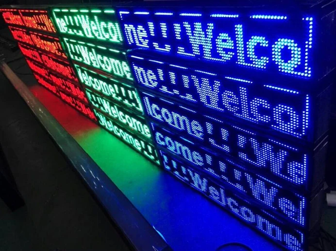 Светодиодный электронный дисплей для прокрутки сообщений светодиодный зеленый