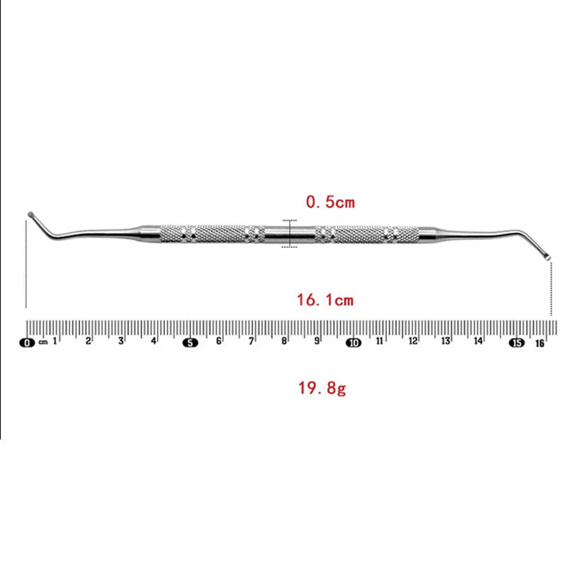 Профессиональный вросшего ногтя двусторонний инструмент для очистки