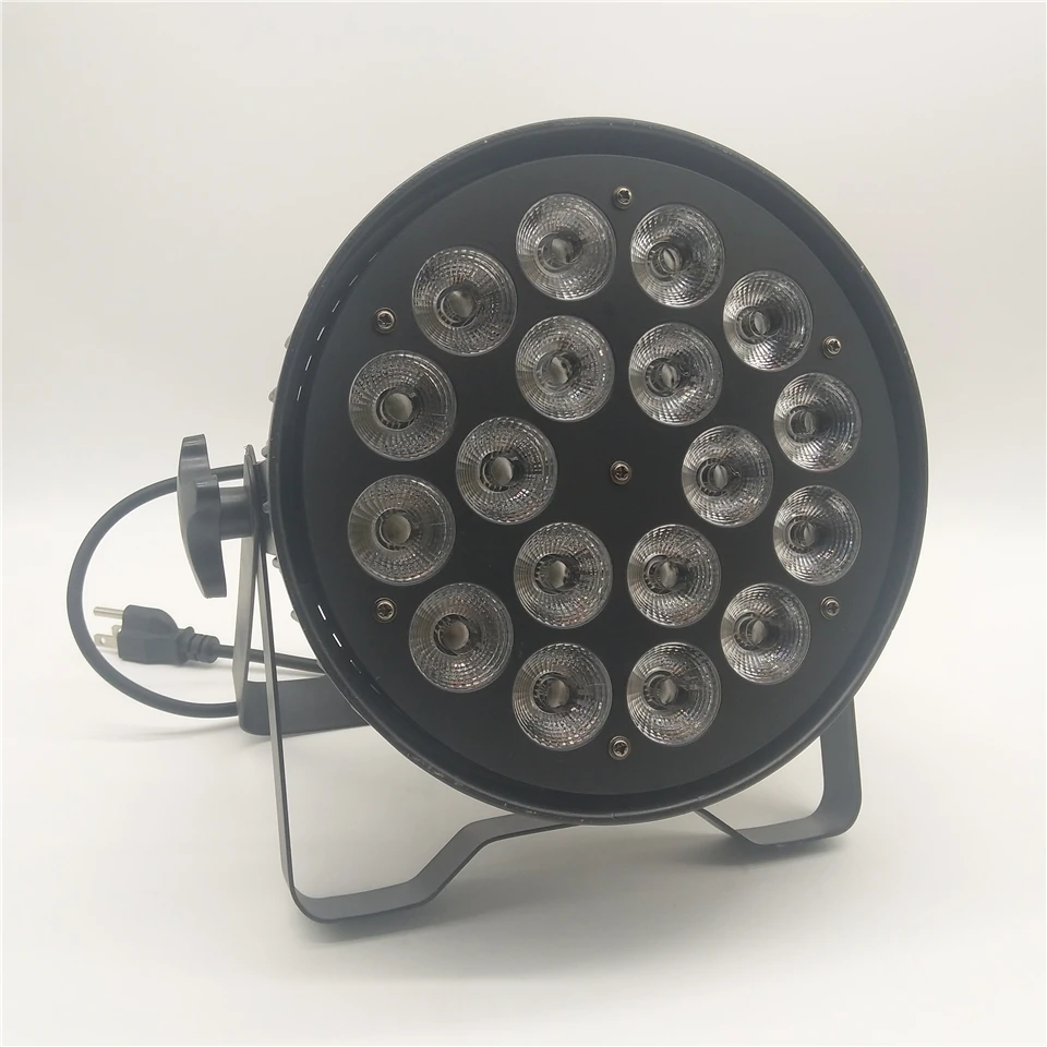Кейс + 8 шт./18x12 Вт RGBW 4в1 светодиодный Par свет DMX512 сценический цветной панельный KTV