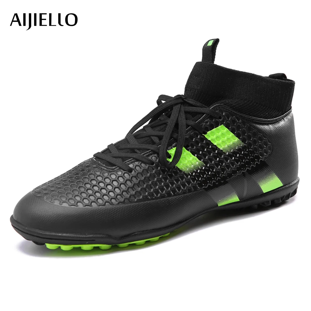 spike soccer football shoes high ankle men crampon boots superfly original cleats futzalki sneakers | Спорт и развлечения