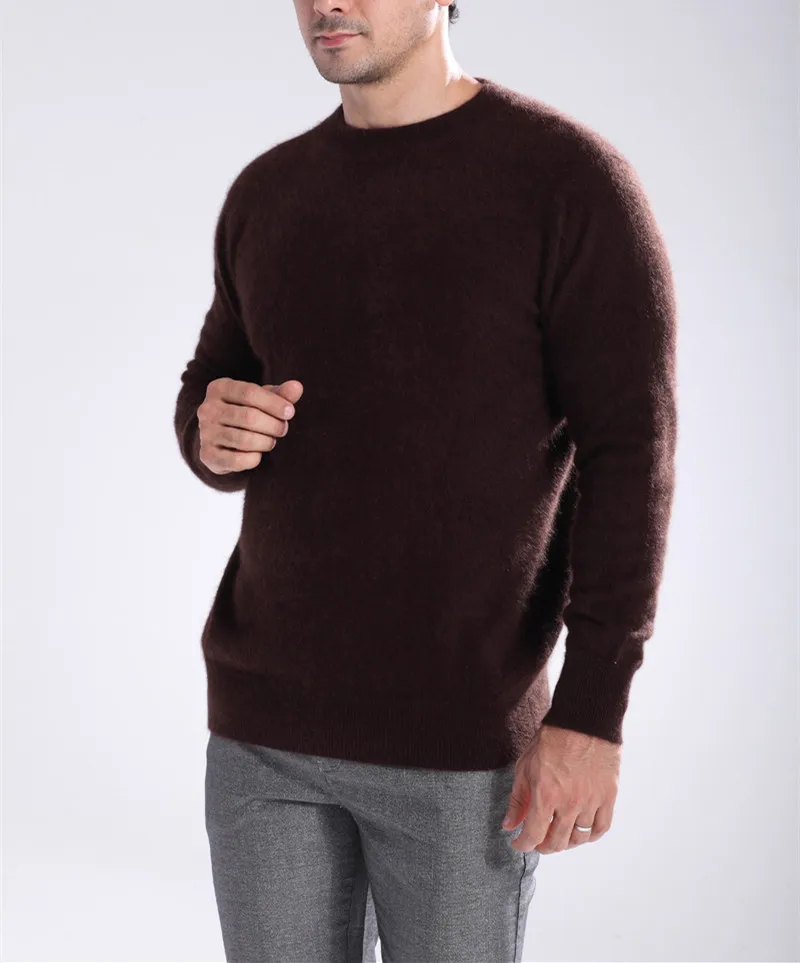 2015 новое поступление зимний модный норковый кашемировый свитер с круглым