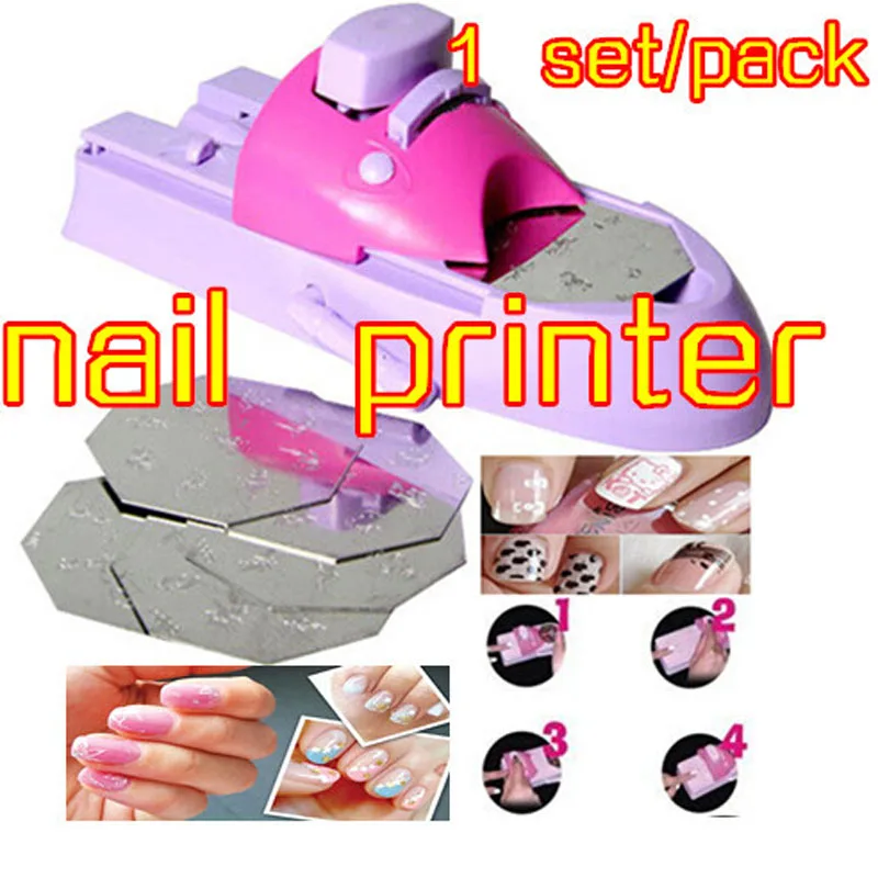 Nail Art Printer Machine Pattern Printing Chart Plate Stamper Printing Manicure Stamp Set Tools DIY Nail Art Equipment