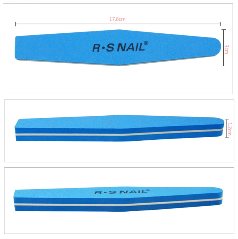 

RS NAIL Nail Art File Buffer Smooth Buff Shiner Manicure Tools Polishing Block Nail Tool Durable for Nail Manicure Accesssories