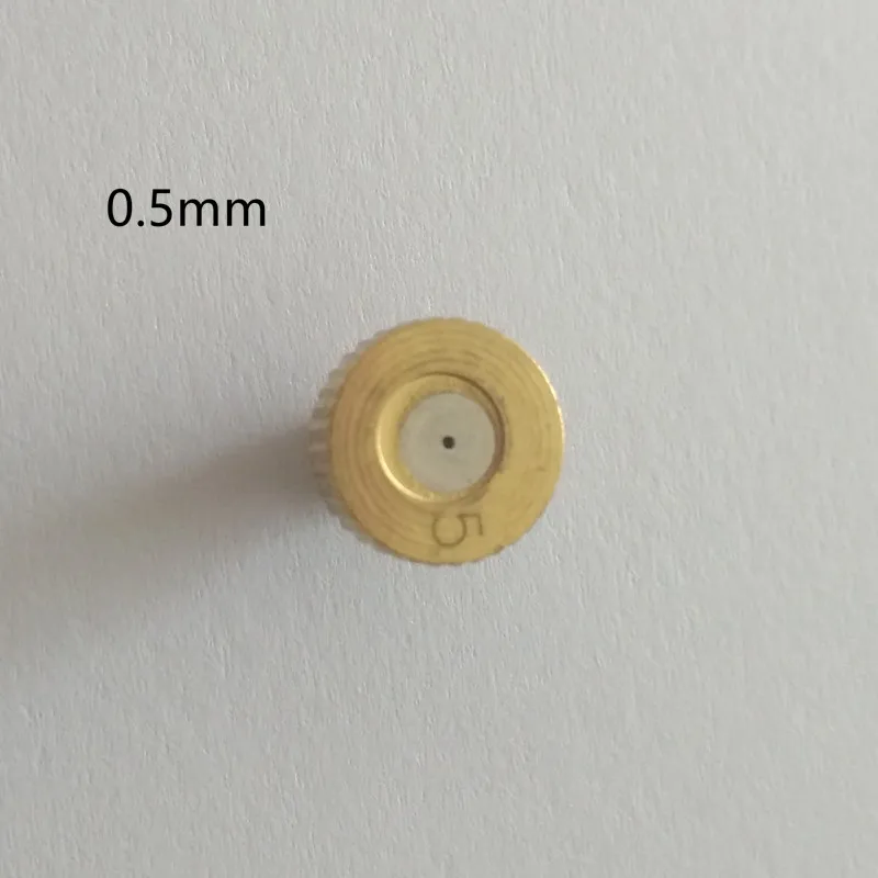 0.5mm E117 резьба 10/24 UNC низкое давление запотевание туман сопло - Цвет: 0.5mm