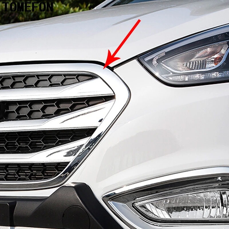 Чехол TOMEFON для Hyundai ix35 2013 2014 2015 2016 2017 передний бампер центральный гриль отделка
