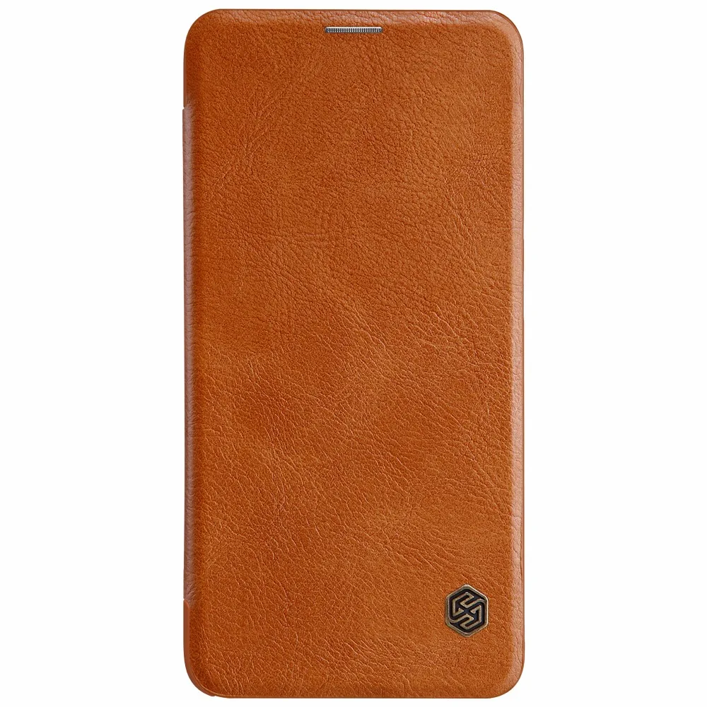 Nillkin for One plus 6 Case Qin PU Leather Filp Cover Wallet Phone Bag For Oneplus smart sleep wake up | Мобильные телефоны и