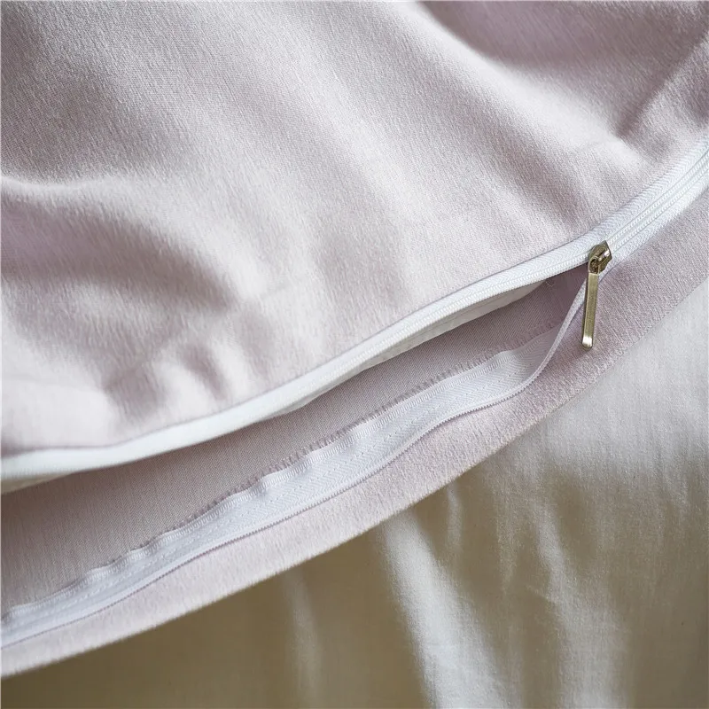 Полиэстер из цельного полотна со сплошным Цвет тканый хлопок Постельное бельё 2/3