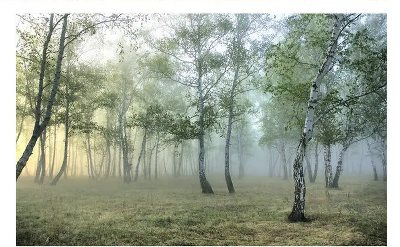 Современные кирпичные обои на заказ фантазия лес пейзаж 3D стены для дивана ТВ