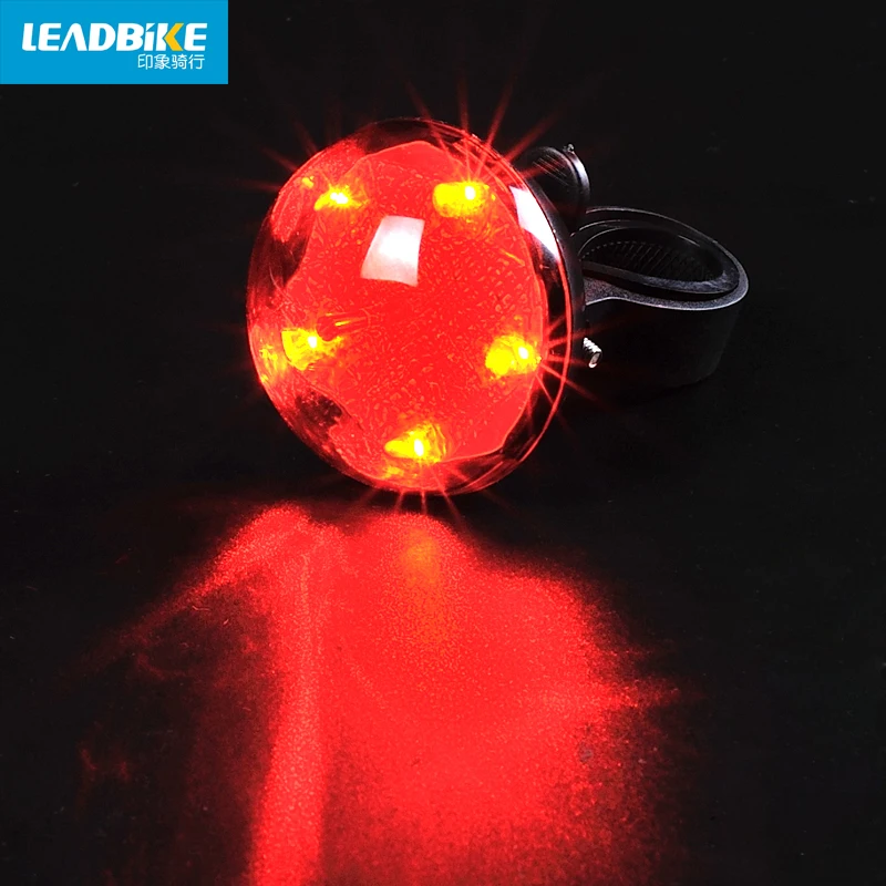 Leadbike 2020 велосипедный фонарь супер яркий 5 LED задний Водонепроницаемый