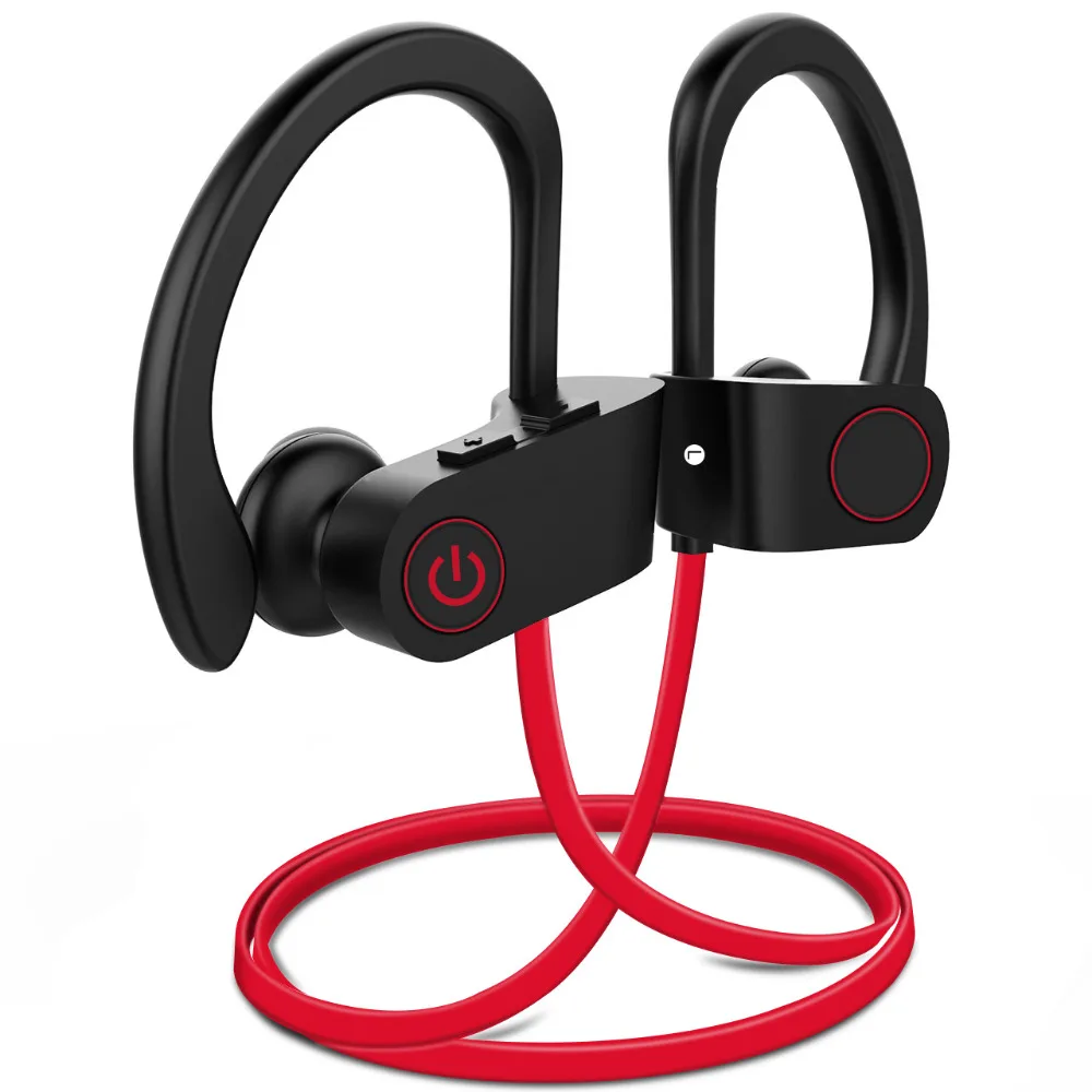 Bluetooth наушники с микрофоном Ipx4 водонепроницаемые беспроводные спортивные басы