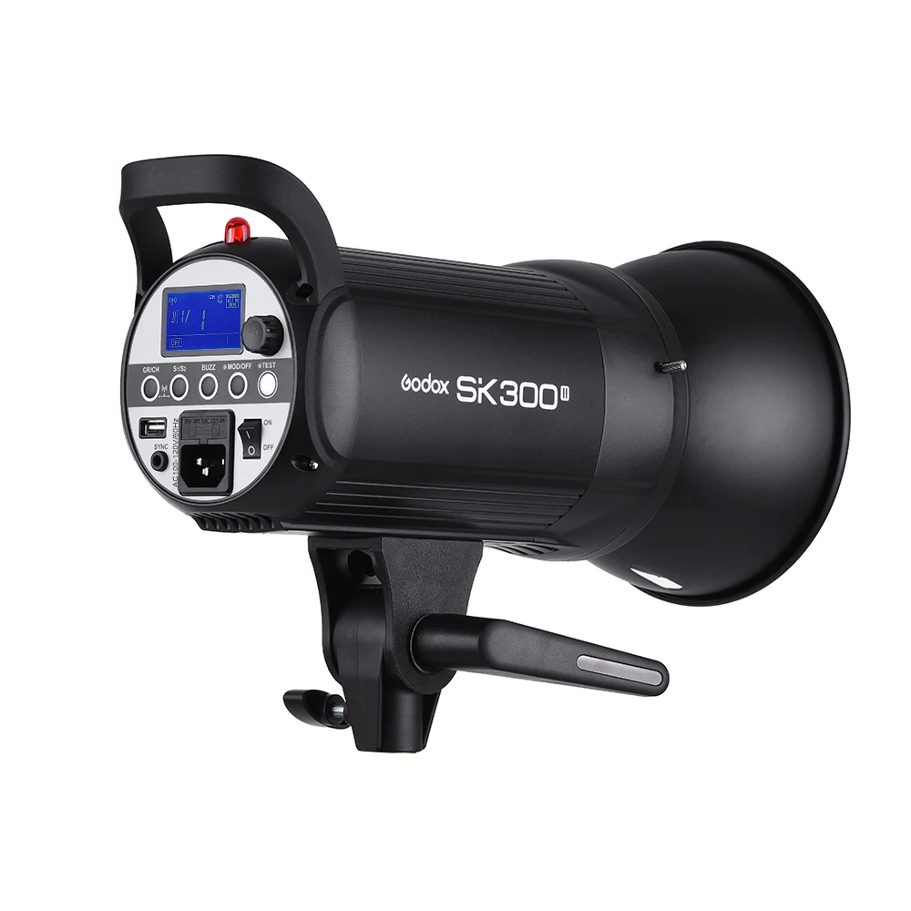 Godox профессиональная студийная вспышка SK300II GN58 Max Power 400WS 2 4G беспроволочное время