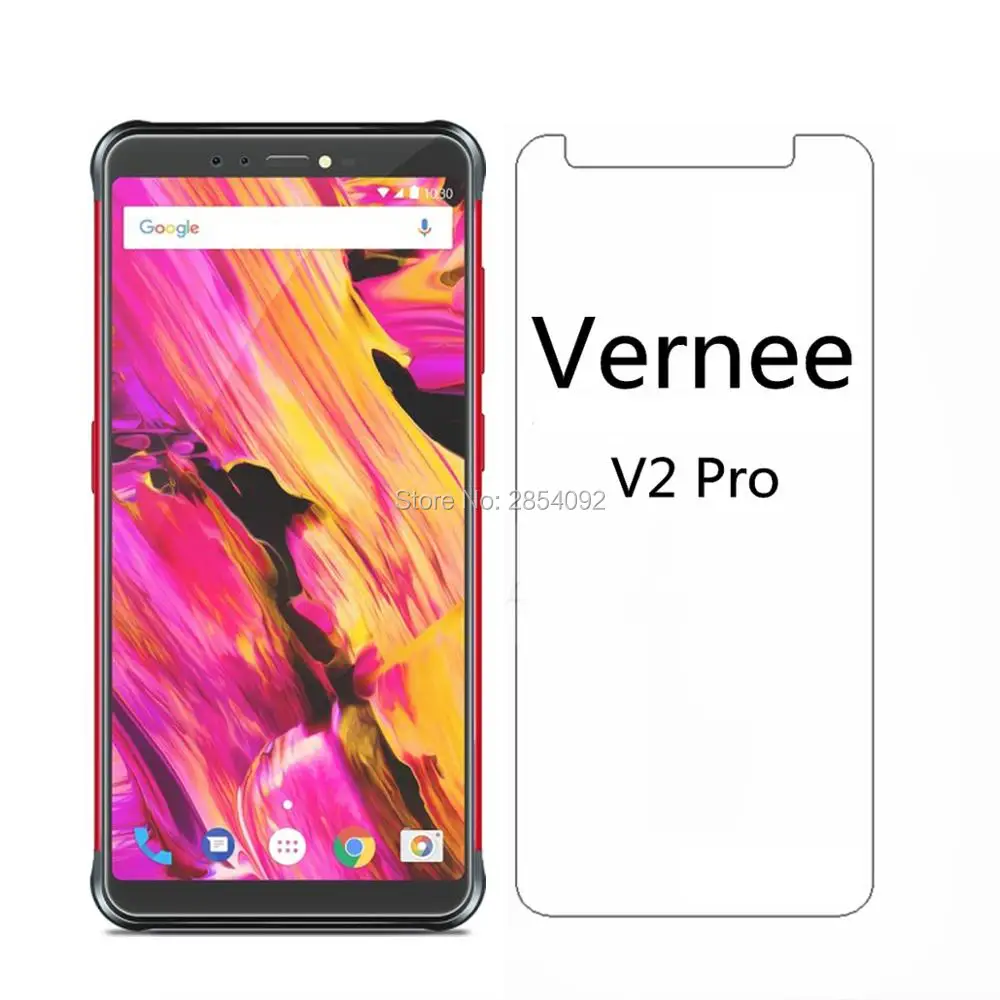 Для Vernee v2 pro закаленное стекло 9H Ультра прозрачная тонкая Передняя защитная