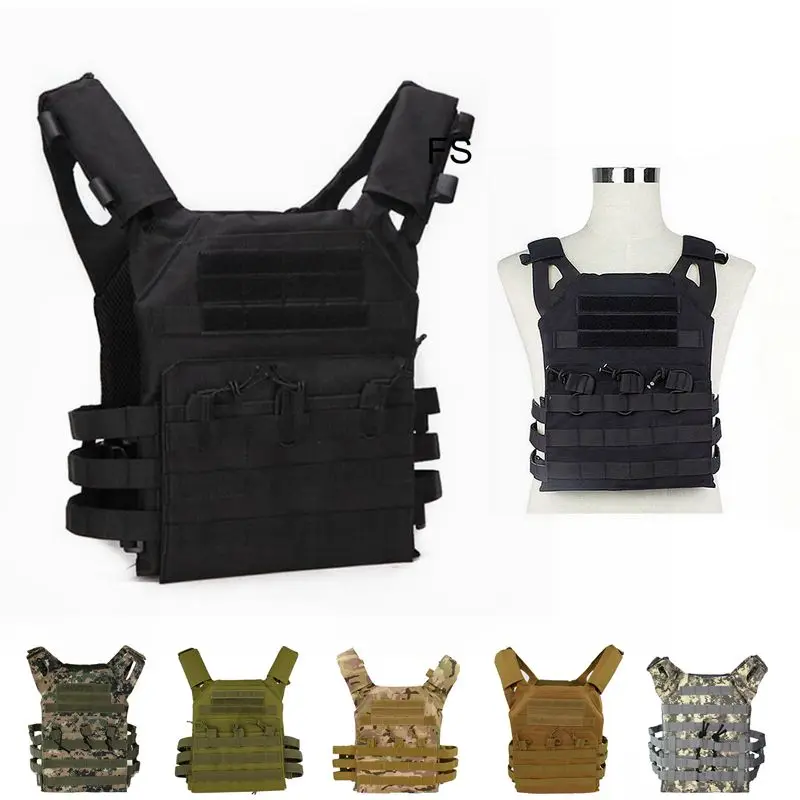 Тактический JPC Plate Carrier Molle жилет страйкбол снаряжение Военная армейская Боевая броня для тела охотничий жилет защитный жилет с подсумок