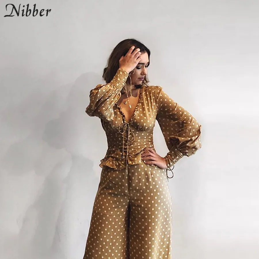 Nibber осень Горячая Boho офисный Женский Топ женский длинный рукав v-образный вырез модная футболка Уличная Повседневная Базовая футболки Harajuku mujer