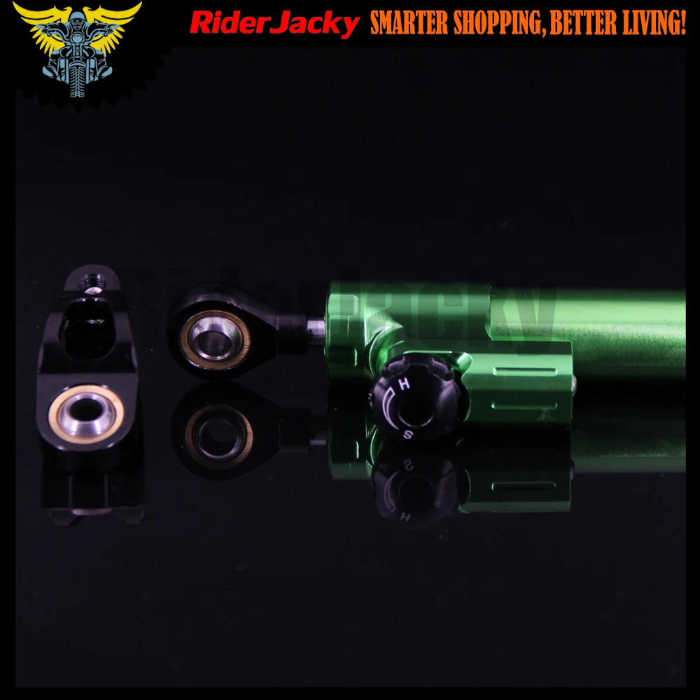 

With Logo CNC Adjustable Motorcycle Linear Reversed Steering Damper with bracket Support For KAWASAKI ZX-6R ZX 6R ZX6R 2005 2006