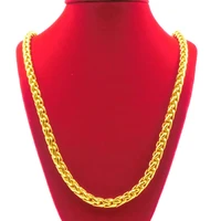 byzantine chain yellow gold filled mens necklace chain 24 inches