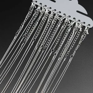 Оптовая продажа аксессуары 12 шт.упак. белый K коготь омара застежка змея цепочки 