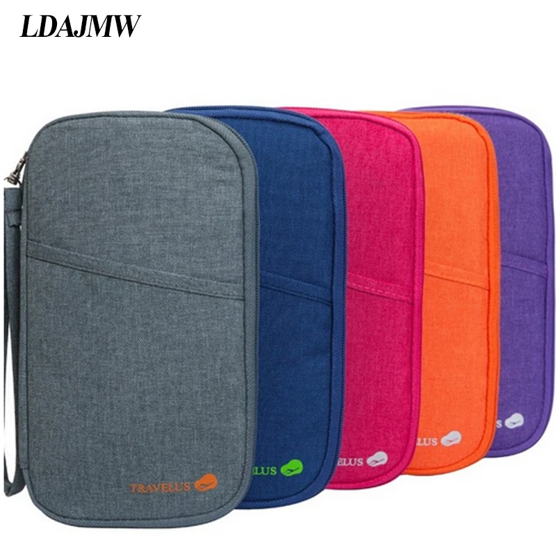 LDAJMW бренд путешествие документ организатор кошелек Паспорт ID держатель для карт