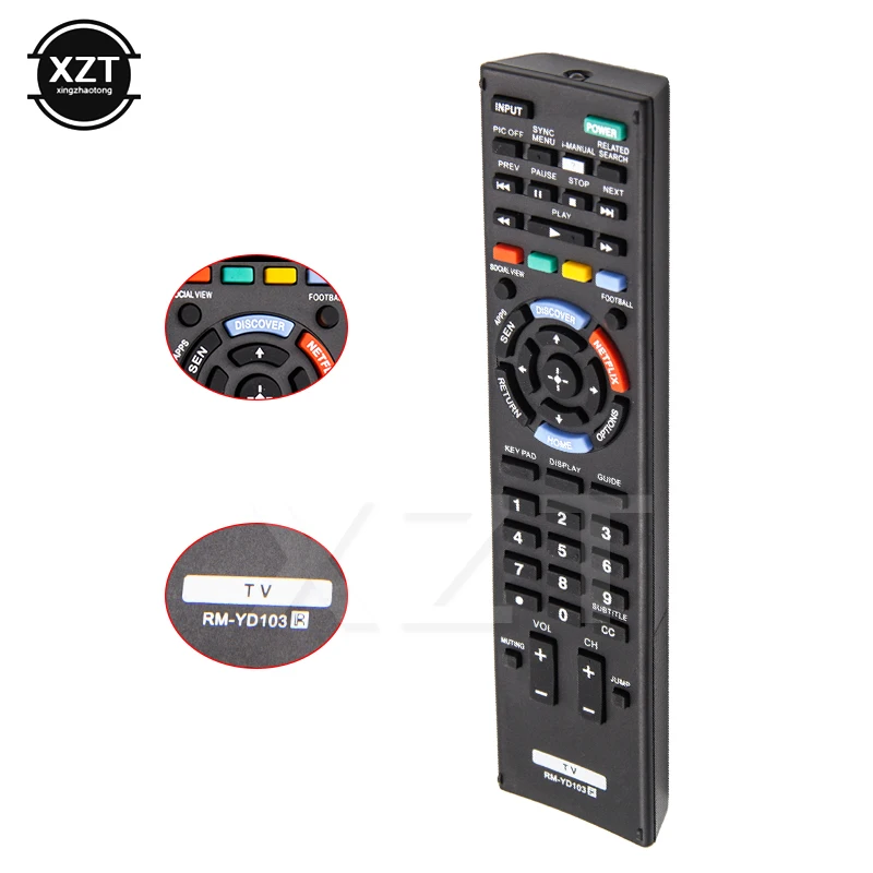 RM-YD103 Remote Control For SONY Bravia LED HDTV KDL - 32W700B 40W580B 40W590B 40W600B 42W700B XBR-55X800B KDL60W630B2  NEW