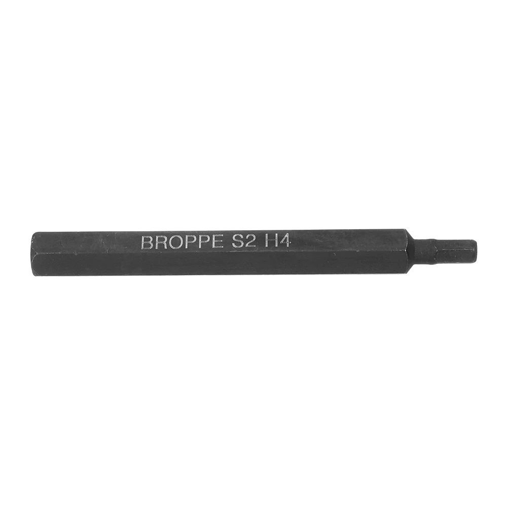 BROPPE 3 шт. H4 H5 H6 Шестигранная ударная отвертка Биты 8 мм шестигранный хвостовик 80 мм биты с шестигранной отверткой набор S2 ручные инструменты