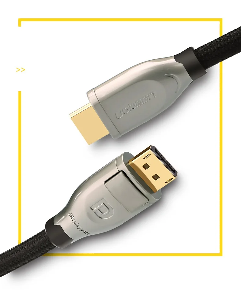 Displayport в HDMI кабель M/M DP to HDMI 2,0 адаптер конвертер 4 к аудио видео кабель для HDTV проектор Ноутбук 3840*2160 60 Гц
