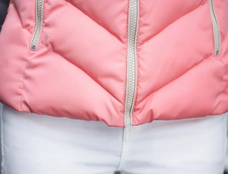 Женская Стеганая куртка из 2017 хлопка короткая тонкая модная стеганая большого