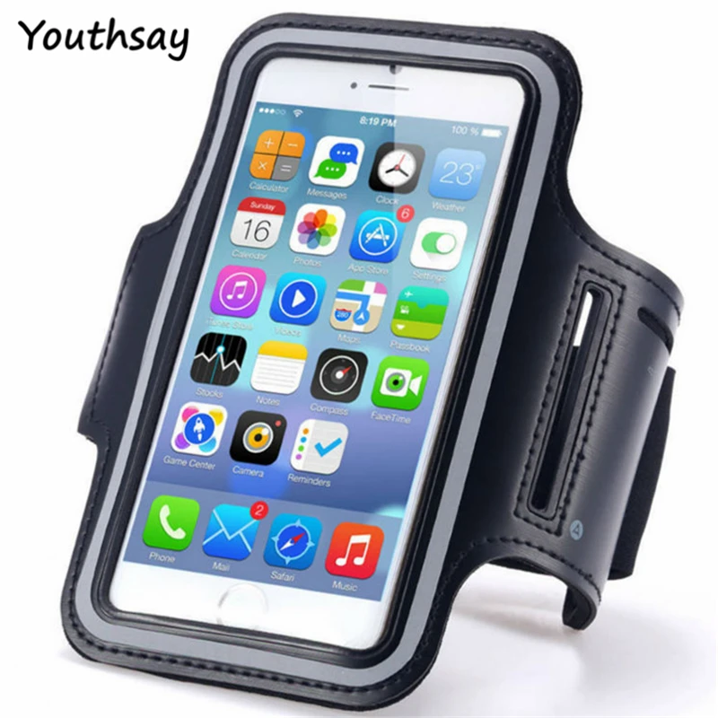 

Sports Arm Phone Bag Case For iphone 12 Plus Arm Gym Bag 5.0-5.7 inch Waterproof Running Arm Bag For iphone 11 Plus Phone Case