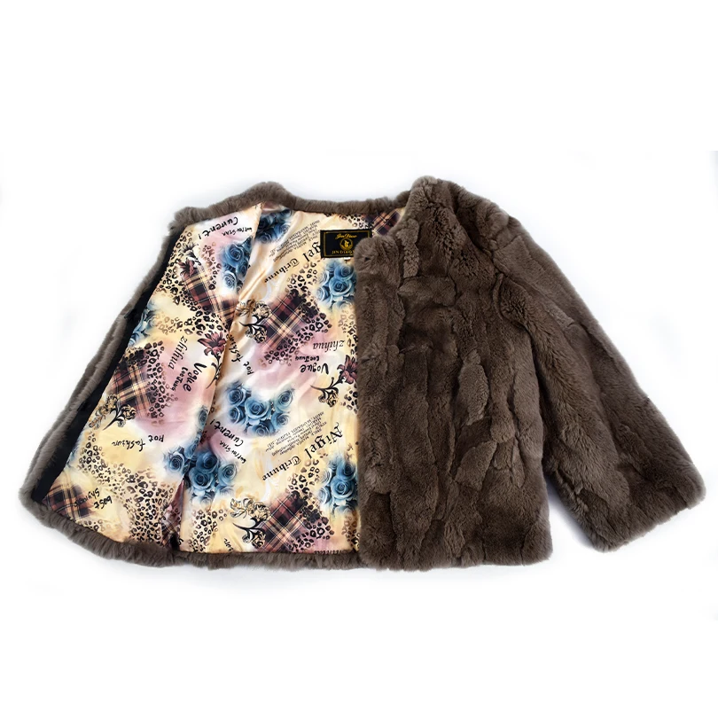 

2020 new spring real Rabbit fur coat jacket short fashion women natural fur coat thick warm fur street short style