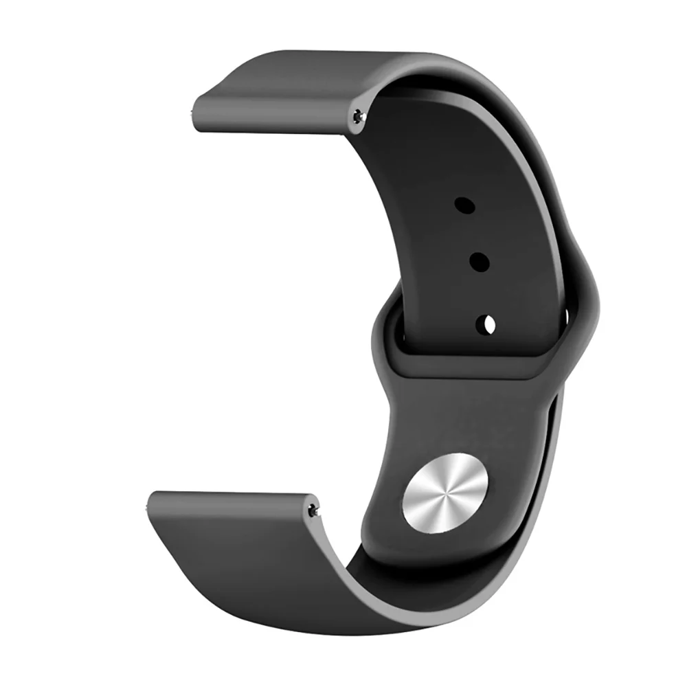 Силиконовый браслет для Samsung Galaxy Watch сменный Цветной Резиновый Браслет спорта