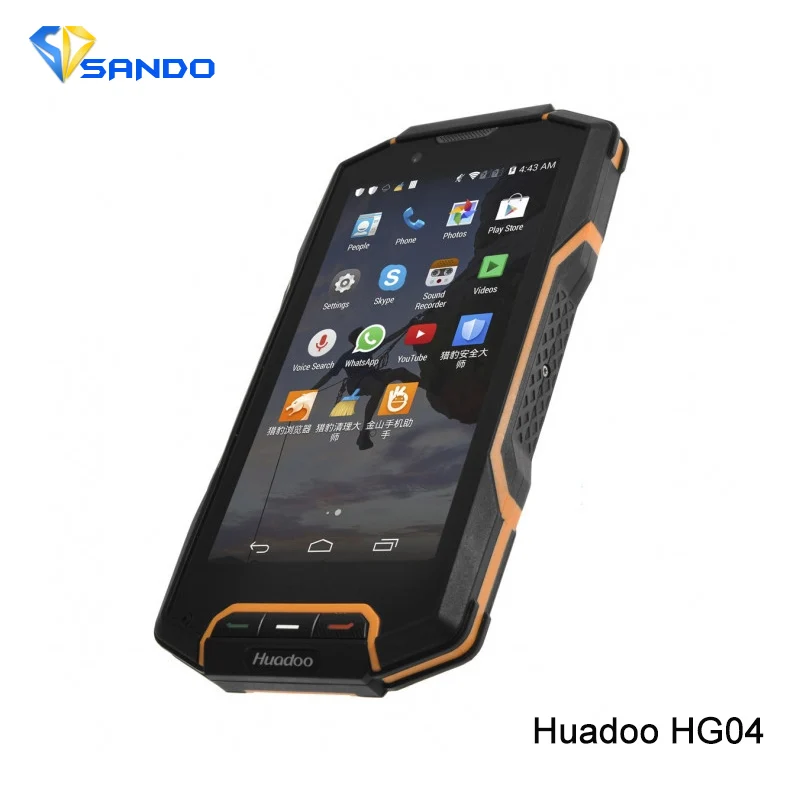 3 доказательство Huadoo HG04 IP68 Android 4 MTK6582 1 ГГц ядра Водонепроницаемый телефон ГБ