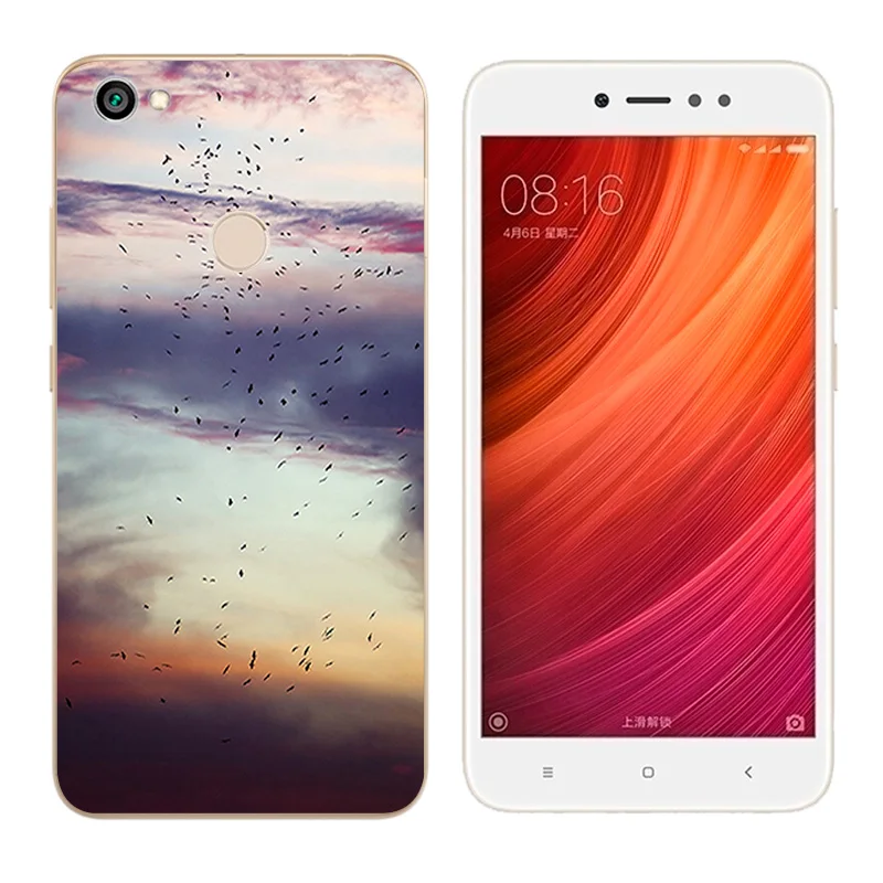 Чехол для Xiaomi Redmi Примечание 5A Prime мягкий силиконовый чехол телефона из ТПУ с