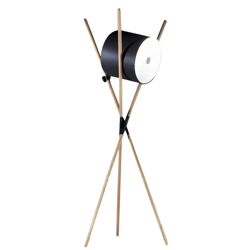 

floor lamps Nordic Wooden modern LED table lighting for Bedroom Living Room Office Wood hotel lobby house indoor Floor Lights