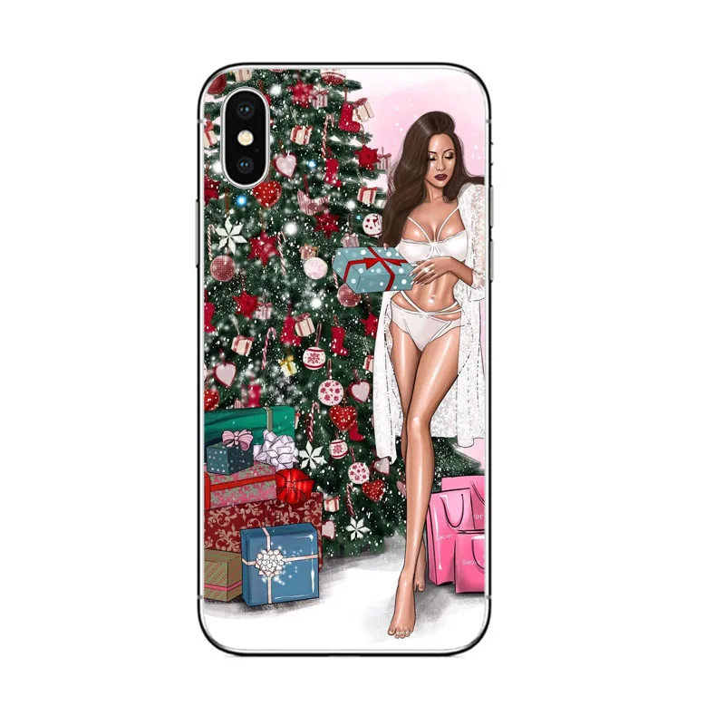 Модный очаровательный женский Мягкий силиконовый чехол для IPhone 5 5s SE 6 6s 7 8 PLUS X XR XS