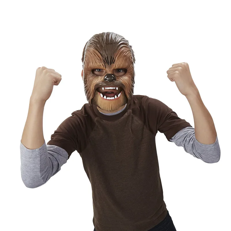 Электронные светящиеся Звездные войны The Force Awakens Chewbacca маска Вечерние и Хэллоуин карнавальные маски с голосом