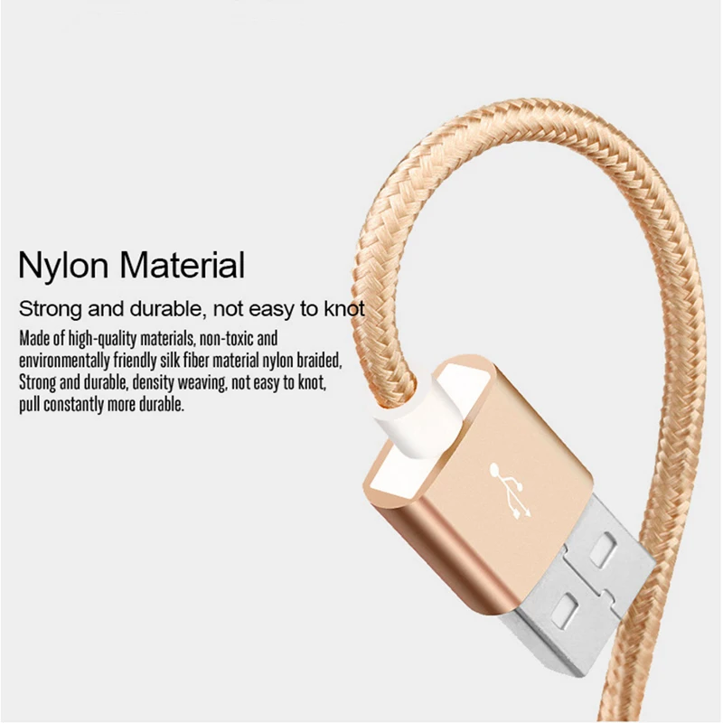for xiaomi micro usb cable Nylon 2A fast charging sync data xiao mi 1s/2s/3s/4s Redmi 1s/2s/3s/3X/4X/Note/2/3/4/4X | Мобильные