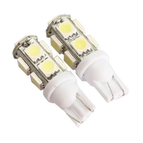 2 шт. яркая светодиодная автомобильная лампа T10 9 SMD W5W 5050|led hotel lighting|light led carlight battery |