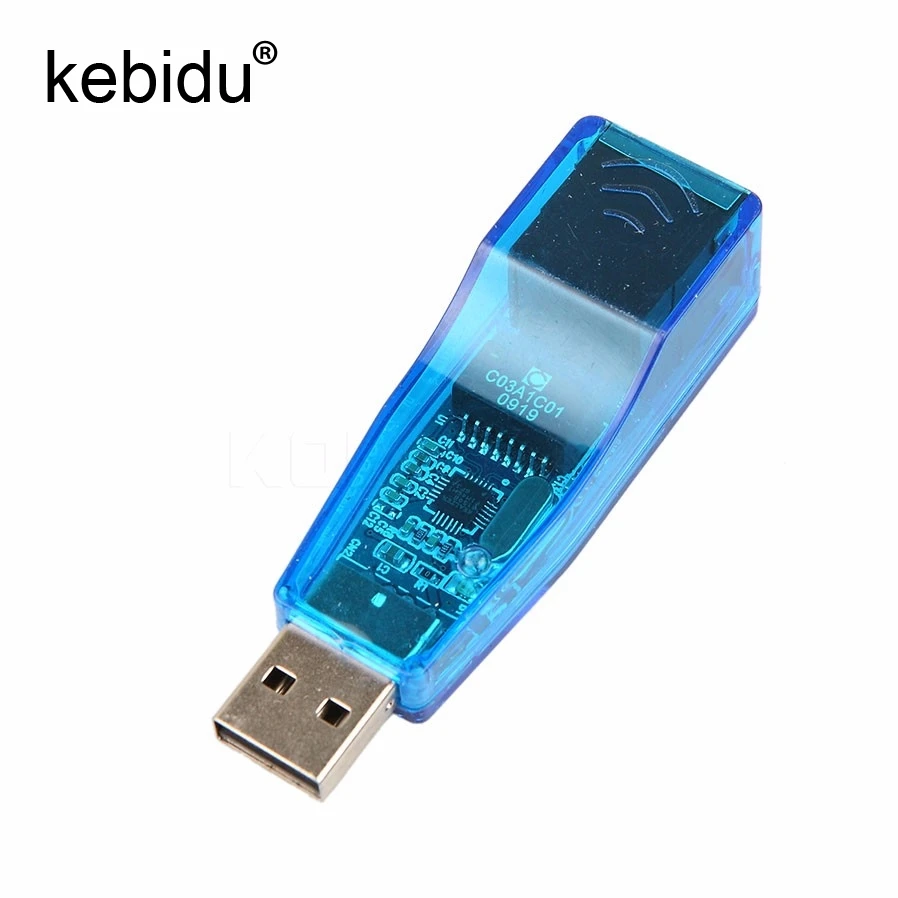 Kebidu USB 2,0 в LAN RJ45 Ethernet 5 Мбит/с сетевой адаптер USB в RJ45 Ethernet конвертер для портативных ПК