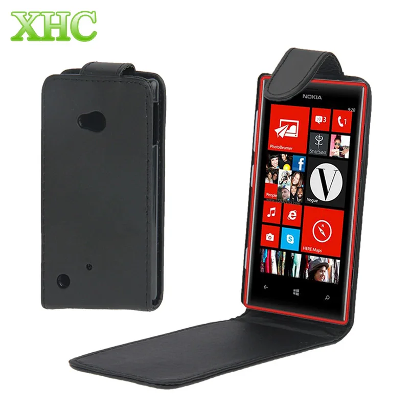 Вверх и вниз чехол для Nokia Lumia 720 чистый цвет мобильного телефона Вертикальный