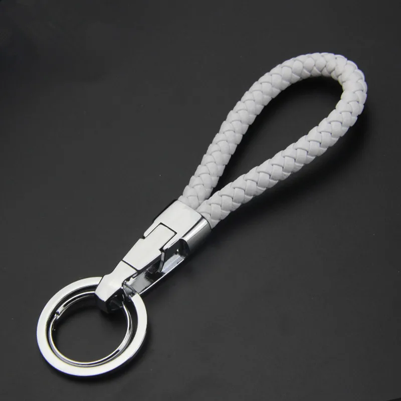 Лучший плетеный кожаный брелок ручной работы для мужчин ключей китайский