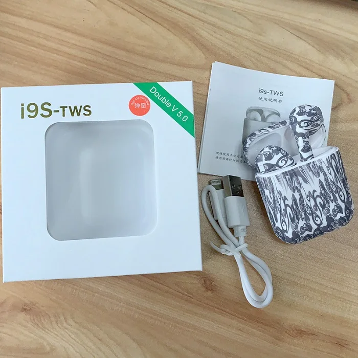 Gray cloud color I9S наушники-вкладыши TWS Bluetooth 5,0 наушники Беспроводная стерео-гарнитура с Bluetooth Поддержка всплывающем окне PK i11 i7tws наушники для iPhone - Цвет: Gray cloud color