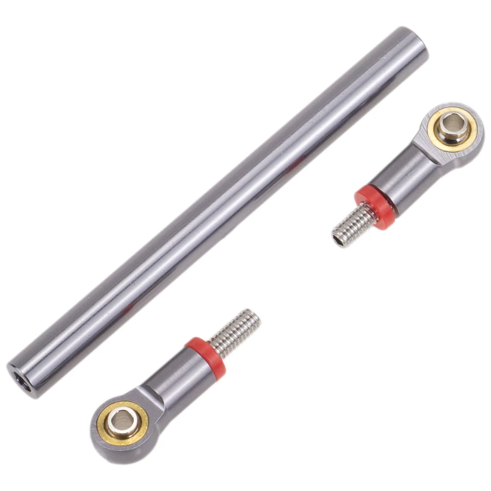 8PCS Alum Steering Servo Linkage Pull Rod Connectors Upgrade Parts for RC 1/10 Axial SCX10 Car | &amp Accs